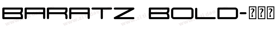 Baratz Bold字体转换